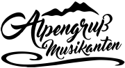 Alpengruß Musikanten Logo schwarz